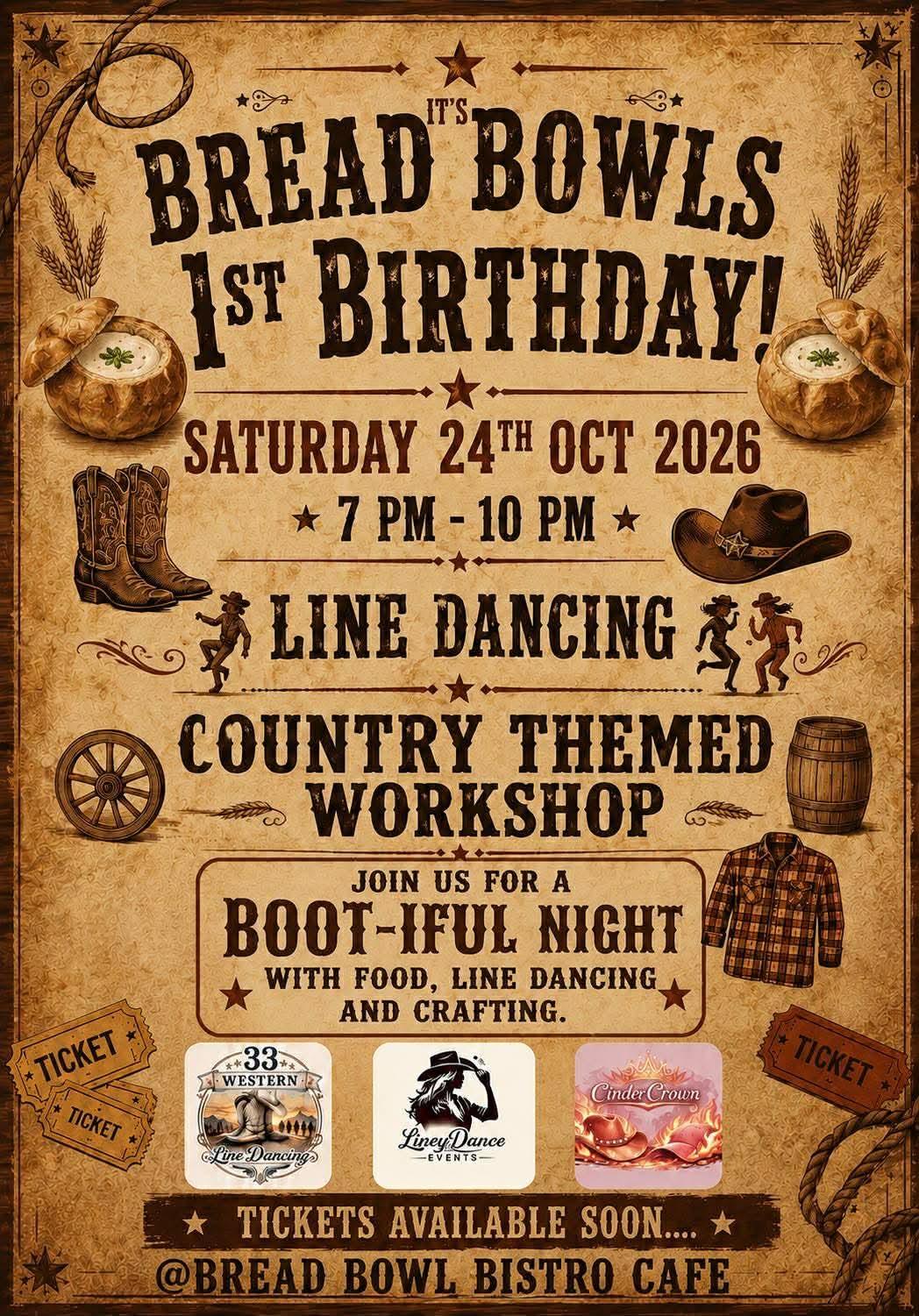 Line dancing & craft workshop