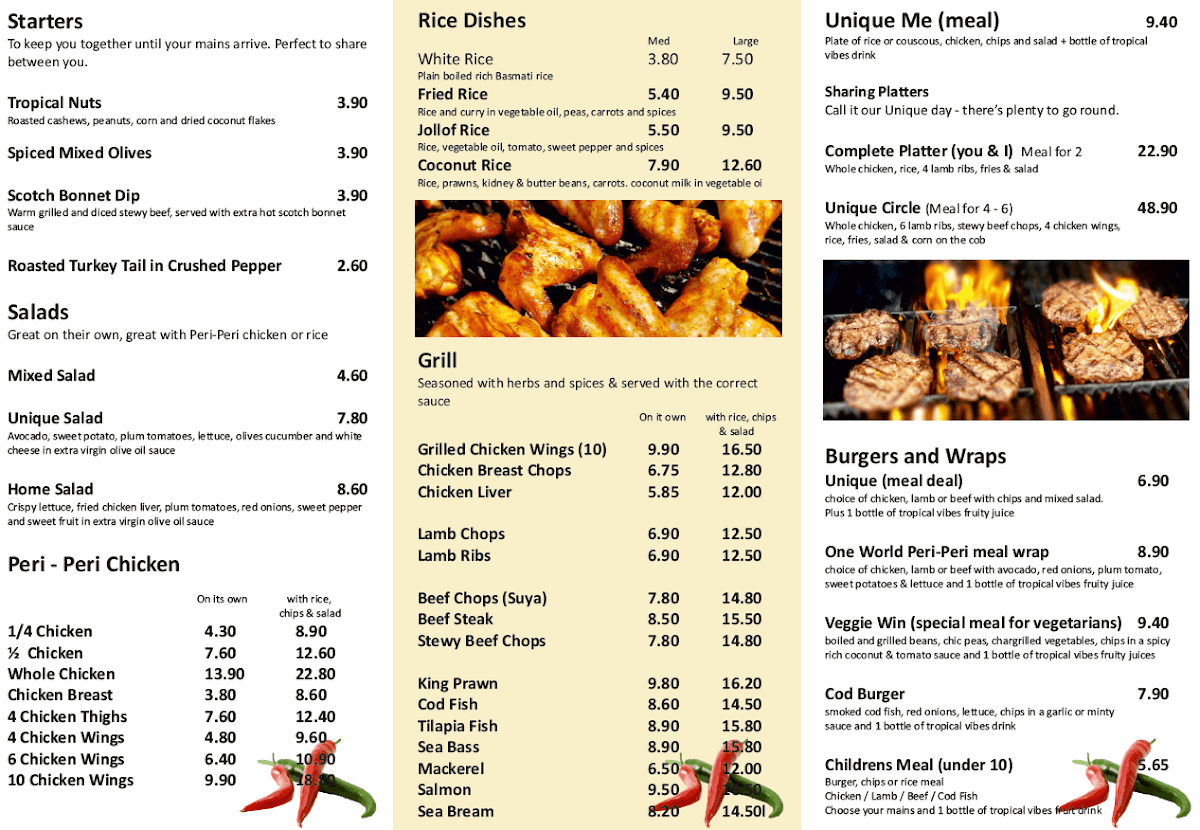 Unique Taste Foods